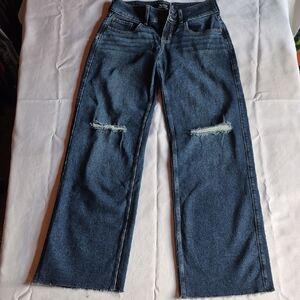 Hollister Low-Rise Vintage Baggy Jeans in Blue Size 1R